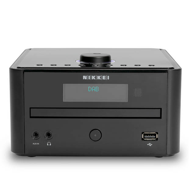Nikkei NMC340BT-DAB - Micro Hifi Set met DAB+ - 30 FM zenders - Ingebouwde CD-speler - Bluetooth-technologie