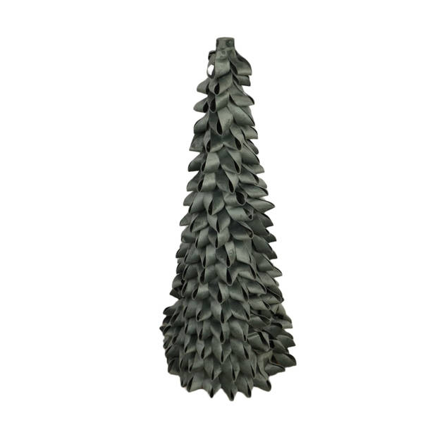 DKNC - Decoratieve kerstboom Pasay - 26x26x78cm - Grijs