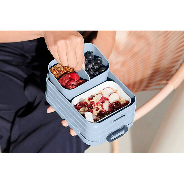 Bento lunchbox Take a Break midi - Nordic blue