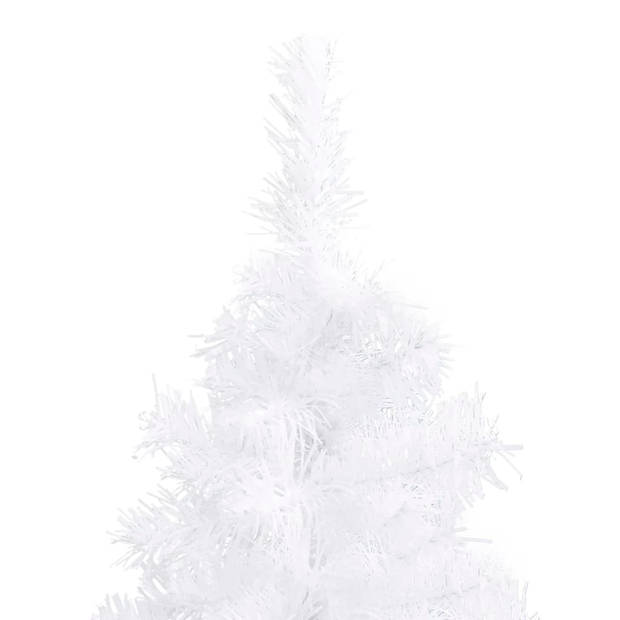 vidaXL Kunstkerstboom hoek 150 cm PVC wit