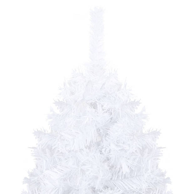 The Living Store Kunstkerstboom White - 150 cm - Met LED-verlichting