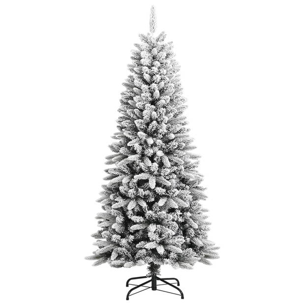 vidaXL Kunstkerstboom met sneeuw 150 cm PVC en PE