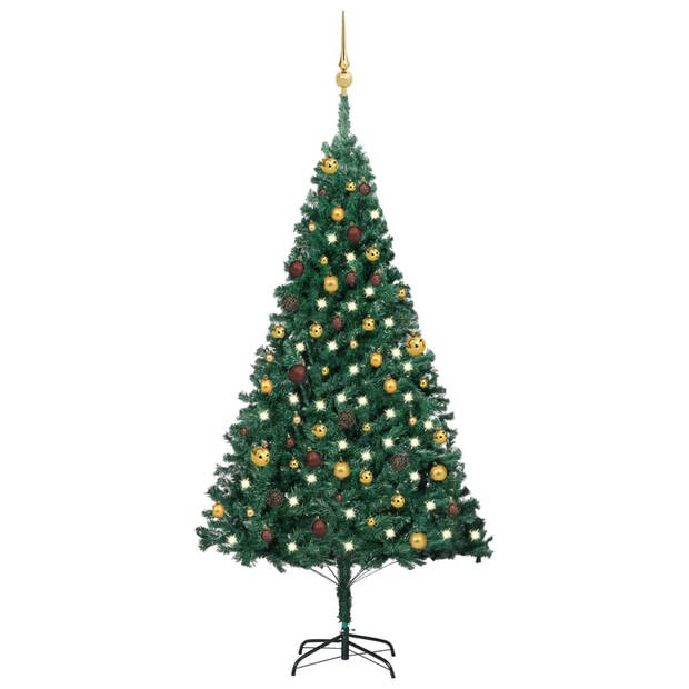 The Living Store Kunstkerstboom Luxe - 180 cm - Incl - LED-verlichting