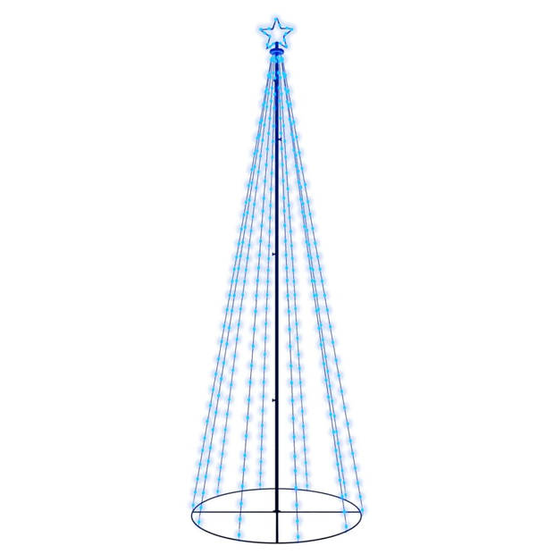 The Living Store LED Boom Kerstverlichting 310 Blauwe LEDs 100x300 cm