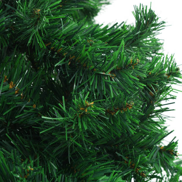 The Living Store Kerstboom Deluxe Groen - 210 cm - LED-verlichting - 910 takken