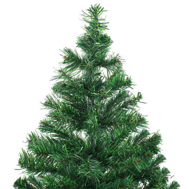 The Living Store Kerstboom Deluxe Groen - 210 cm - LED-verlichting - 910 takken