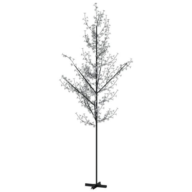 The Living Store LED-Boom Kersenbloesem 60 x 60 x 400 cm - 672 LEDs - Stabiele Basis - Verstelbare Takken