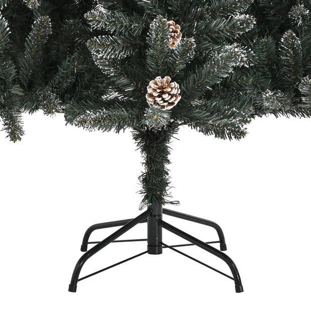 vidaXL Kunstkerstboom met standaard 180 cm PVC groen