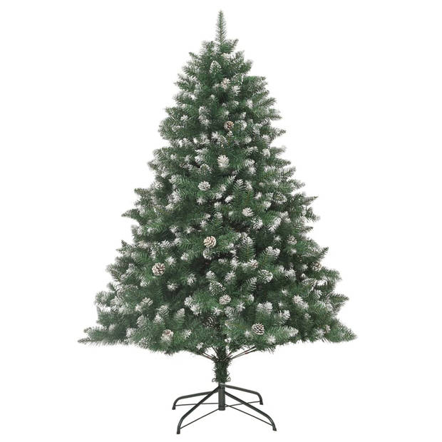 The Living Store kerstboom Luxe - Kunstboom 240 cm - Groen en Wit