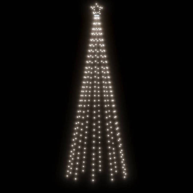 The Living Store LED Kerstboom - 310 koudwitte LEDs - 100 x 300 cm - USB - 8 functies