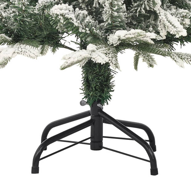 The Living Store Kunstkerstboom Snowy - 120 cm - PVC/PE - Groen - Met Standaard