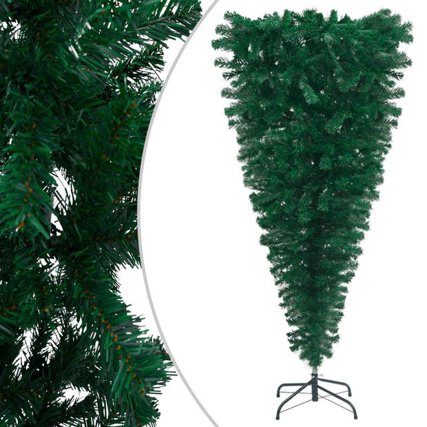 The Living Store Omgekeerde Kerstboom PVC - 150 cm - Groen