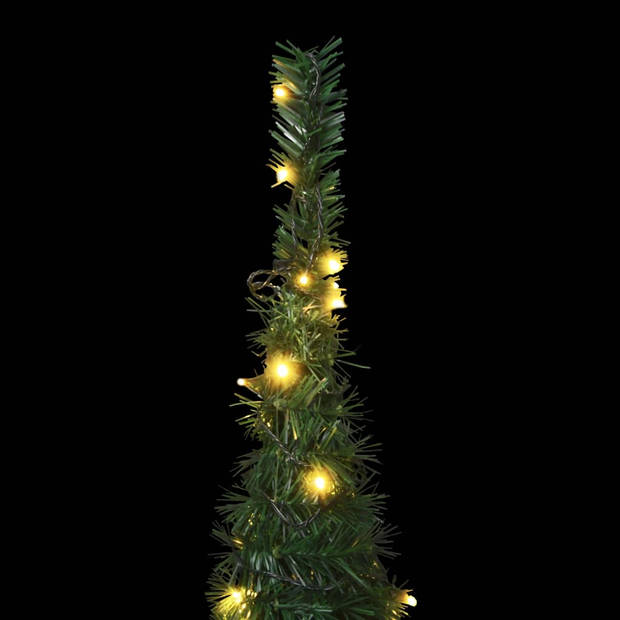 The Living Store Pop-up kerstboom Groen - 180 cm - PVC
