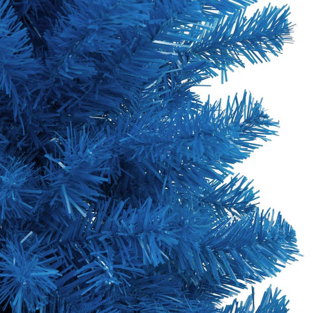 The Living Store Kunstkerstboom - Blauw - 210 cm - PVC en staal