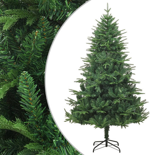 The Living Store Kerstboom - PVC/PE - 150 cm - Groen - Met 144 PE uiteinden en 423 PVC uiteinden