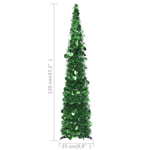 The Living Store Pop-up Kerstboom - 120 cm - Groen - PET