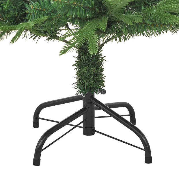 The Living Store Kerstboom met takken van PVC en PE - 120 cm - Groen