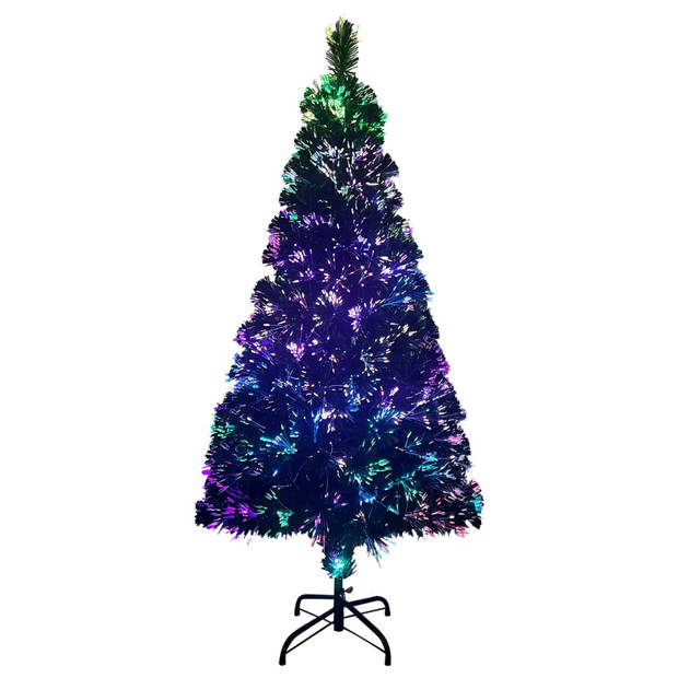 The Living Store Kerstboom Groen 120 cm - PVC/vezel - 135 uiteinden - 5 kleuren