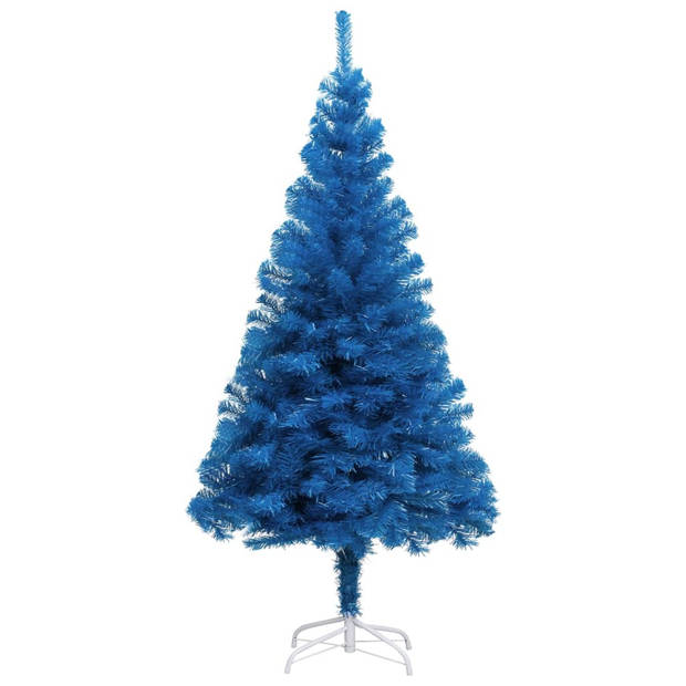 The Living Store Kunstkerstboom - Blauw - 210 cm - PVC en staal