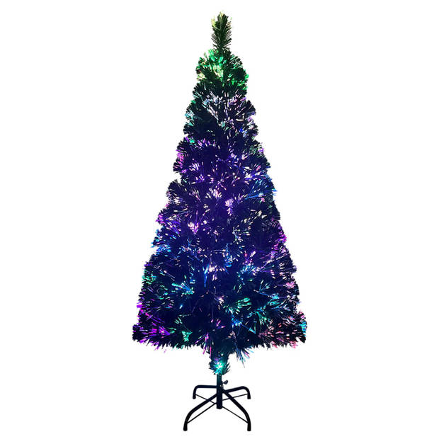 The Living Store Kunstkerstboom - 180 cm - Groen PVC - Optische vezel