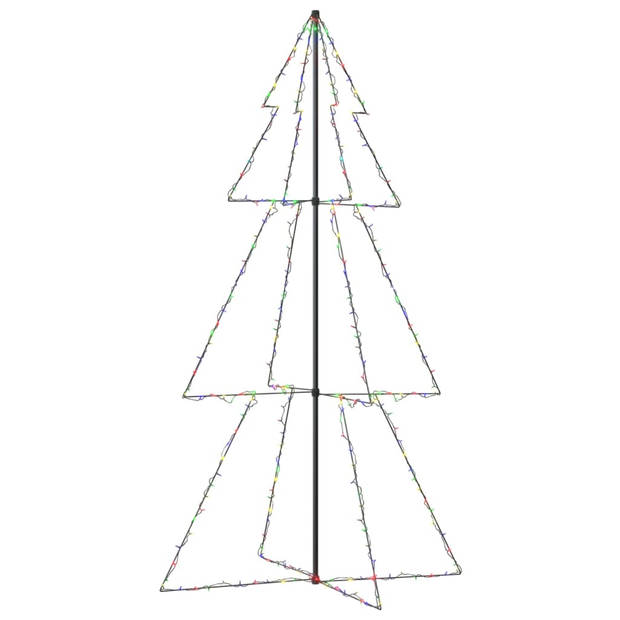 The Living Store Kerstboom - LED verlichting - 300 LEDs - 8 lichteffecten - Meerkleurig - 120 x 220 cm