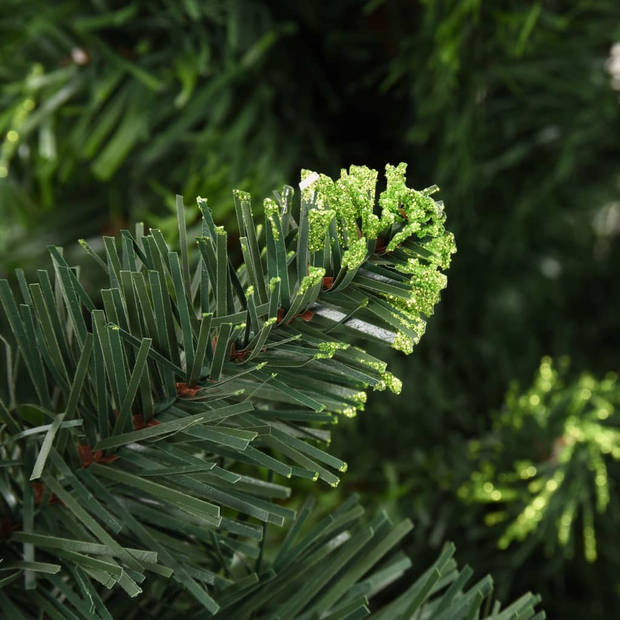 vidaXL Kunstkerstboom met dennenappels 180 cm groen