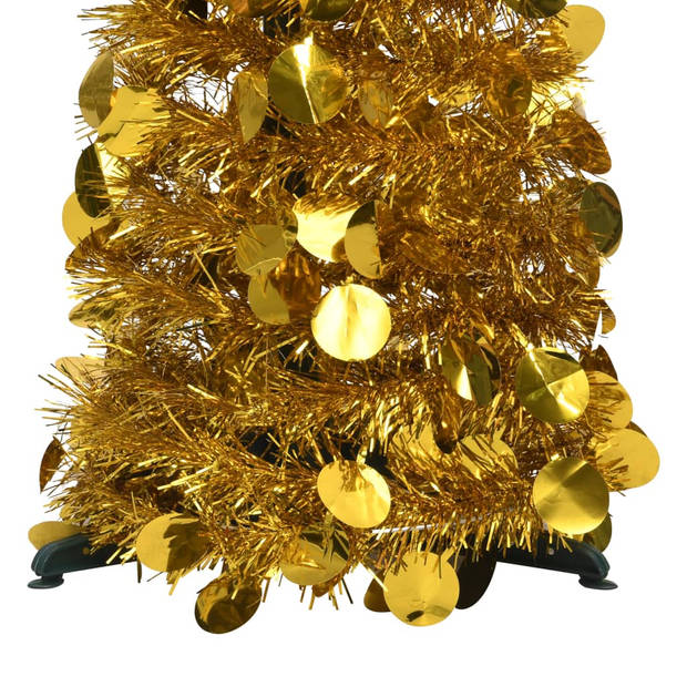 The Living Store Pop-up Kerstboom - Goud - 120 cm - PET