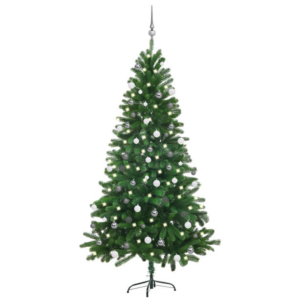 The Living Store Kerstboom Realistische PE Naalden - 180 cm 700 takken 150 LEDs