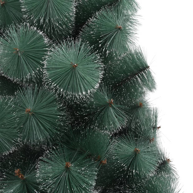 vidaXL Kunstkerstboom met standaard 210 cm PET groen