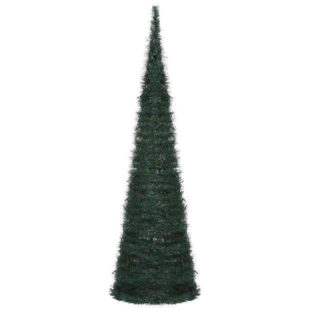 The Living Store Kerstboom - Pop-up - PVC - 150 cm - Groen