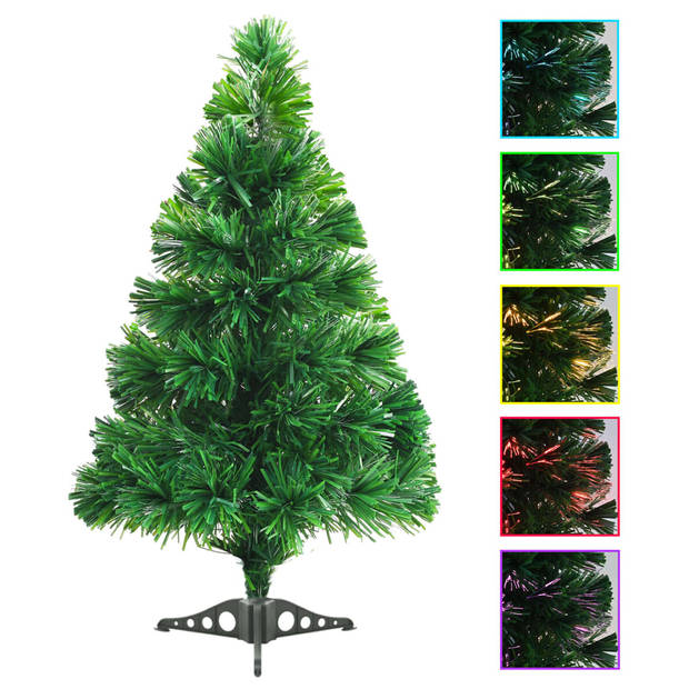 vidaXL Kunstkerstboom 64 cm glasvezel groen