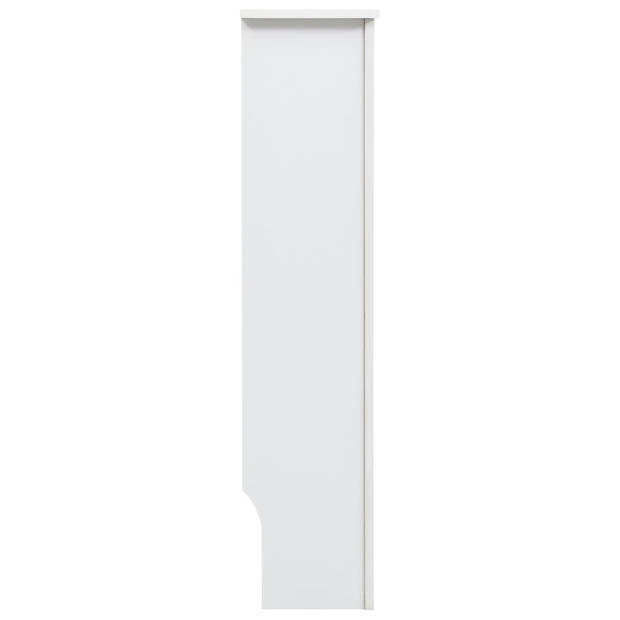 The Living Store Radiatorombouw - MDF - 112 x 19 x 81.5 cm - wit