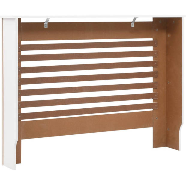 The Living Store Radiatorombouw - MDF - 172 x 19 x 81 cm - Zwart