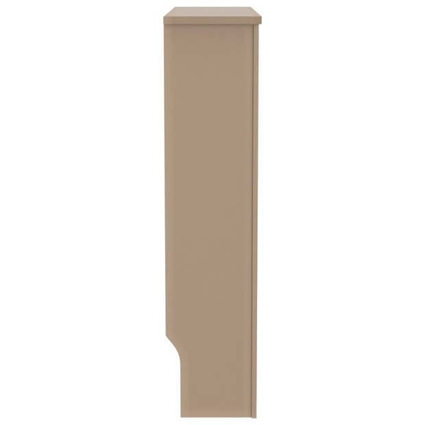 The Living Store Radiatorombouw - MDF - 78 x 19 x 81.5 cm - Met horizontale latten