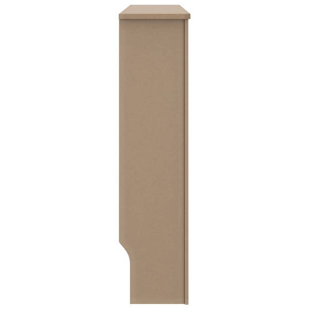 The Living Store Radiatorombouw - MDF - 172x19x81 cm - Met horizontale latten