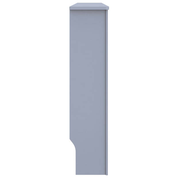 The Living Store Radiatorombouw - Antraciet - 152 x 19 x 81 cm - MDF