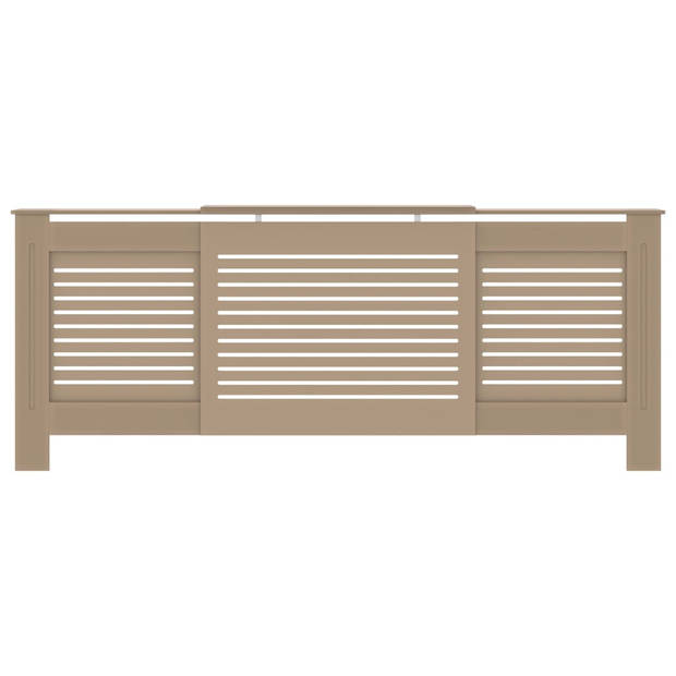 The Living Store Radiatorkast - MDF - 142-205x20.5x82 cm