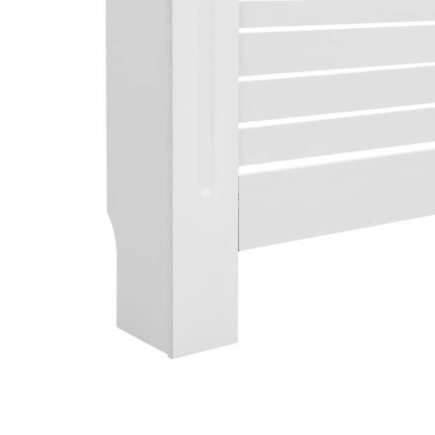 The Living Store Radiatorombouw - MDF - 152 x 19 x 81.5 cm - Wit