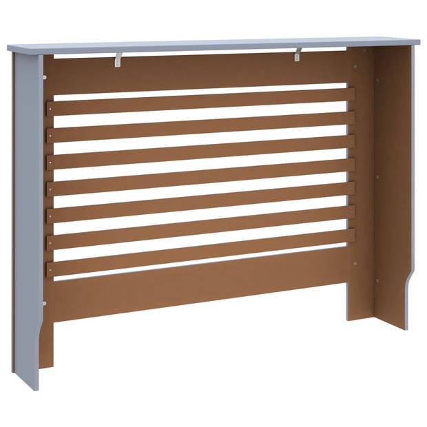 The Living Store Radiatorombouw - Antraciet - 112 x 19 x 81 cm - MDF