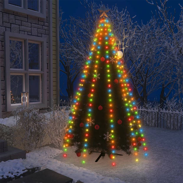 The Living Store Kerst LED-lampjes - Meerkleurig - 250 LEDs - Waterbestendig - Geschikt voor binnen en buiten - 5m