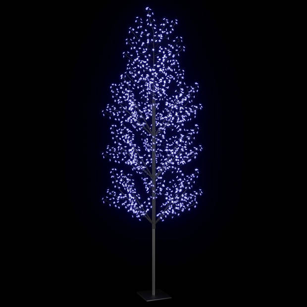The Living Store Kunstkerstboom - Kersenbloesem - 400 cm - LED - Zwart - 1200 lampjes