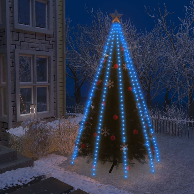 The Living Store LED Kerstboomverlichting - 400 LEDs - 10 Lichtsnoeren - Blauw - 10m