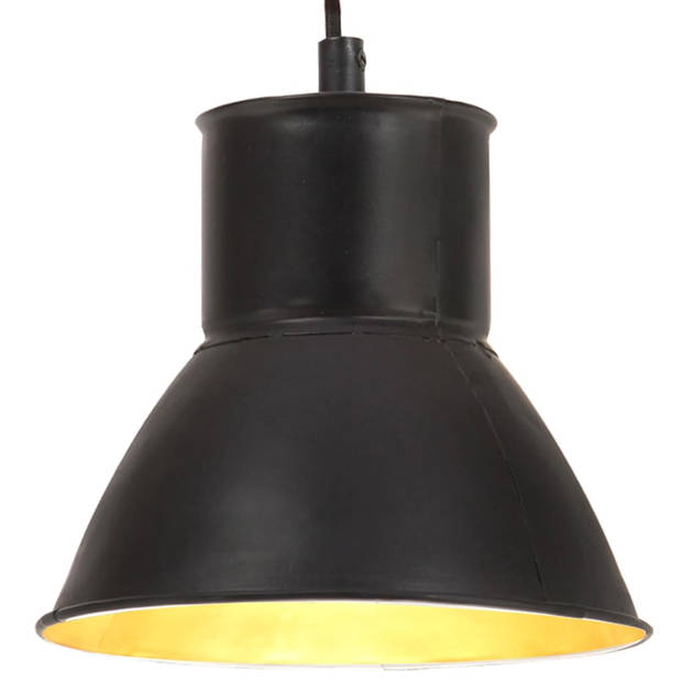 The Living Store Hanglamp Industrieel Zwart - 120cm - E27 fitting