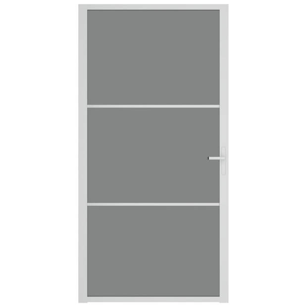 The Living Store Binnendeur - Tempered Glas - 102.5 x 201.5 cm - Privacy - Modern Design