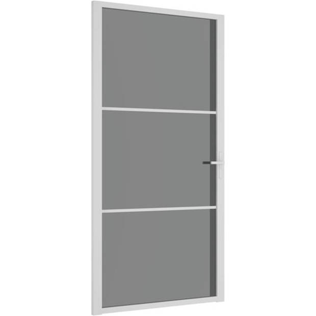 The Living Store Binnendeur - Tempered Glas - 102.5 x 201.5 cm - Privacy - Modern Design