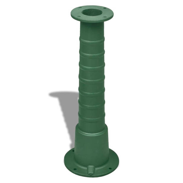 The Living Store Gietijzeren Handwaterpomp met Standaard - 131 cm - Groen