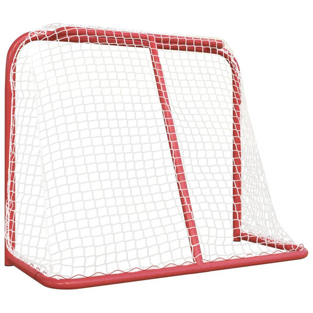 The Living Store Hockeydoel - Straathockey - Veldhockey of Lacrosse - 183 x 71 x 122 cm - Polyester en Staal