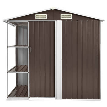 The Living Store Tuinberging Gegalvaniseerd IJzer - 205 x 130 x 183 cm - Bruin