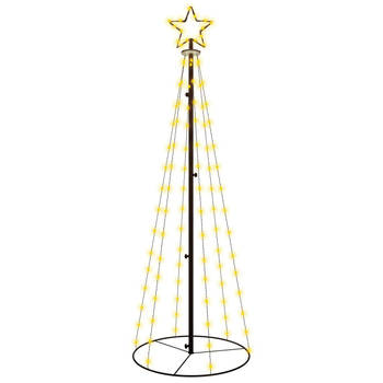 The Living Store LED boom kerstverlichting - 70 x 180 cm - 108 warmwitte LEDs
