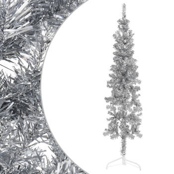 The Living Store Kerstboom - Halfrond - Kunst - 246 uiteinden - 180cm - Zilver